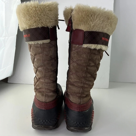 Merrell Tan Leather  Opt-warm Winter Boots - Picture 6 of 12
